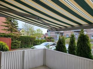 Sonnenschutz auf dem Balkon