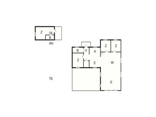 Vakantiehuis Nättraby Grondplan 6