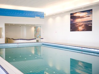 The swimmingpool of Noordzee Residence Cadzand-Bad