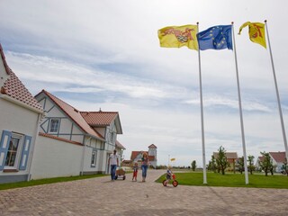 The entrance of Noordzee Residence Cadzand-Bad
