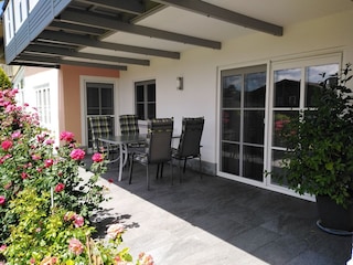 Frühstück auf der Terrasse