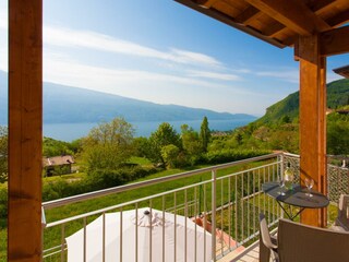 Balkon mit atemberaubendem Seeblick