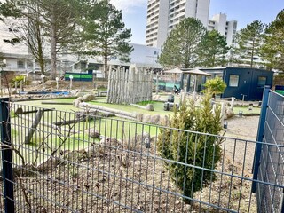 Minigolfanlage fußnah
