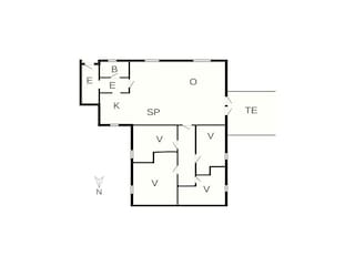 Casa per le vacanze Skagen Pianta del piano 14