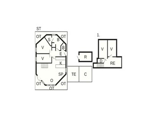 Ferienhaus Læsø Grundriss 2