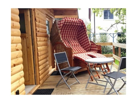 Ferienhaus Holzhaus Usedom mit moderner Ausstattung Sauna und Kamin - Maisonette Suite