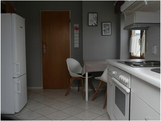 Küche mit Sitzplatz