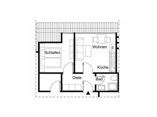 Appartamento per vacanze Norddeich Pianta del piano 3