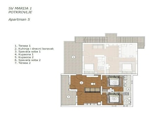 Apartment Stara Novalja Floor Plan 29