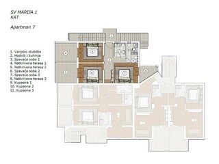 Apartment Stara Novalja Floor Plan 39