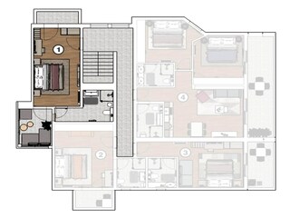 Apartamento Stara Novalja Plano de planta 28