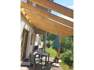 Terrasse mit Watzmannblick