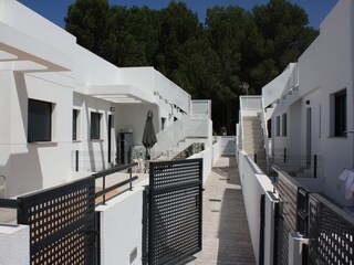 Gate to the enclosed urbanisation