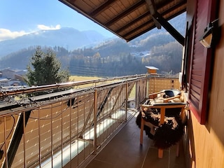 Balkon mit herrlicher Aussicht