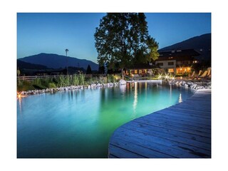 Schwimmteich-Abendstimmung