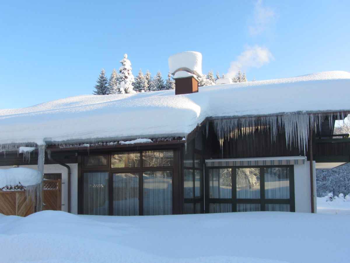 House in deepest winter