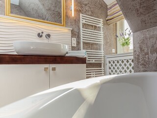 Blick aus der Badewanne