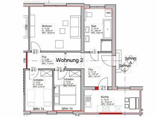 Apartamento de vacaciones Burhave Plano de planta 59