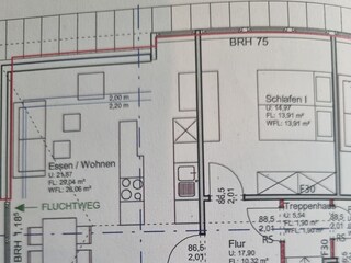 Ferienwohnung Burhave Grundriss 66