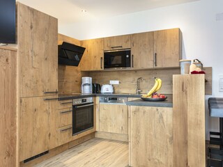 komplett ausgestattete Küche