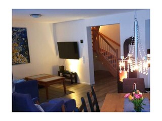 Wohnzimmer - Essbereich - Küche