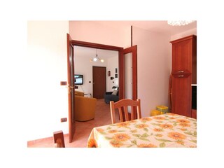 cucina vista soggiorno