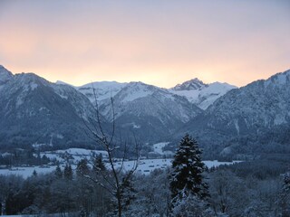 Morgendämmerung vom Balkon