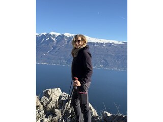 Beim Wandern - Blick auf den Monte Baldo