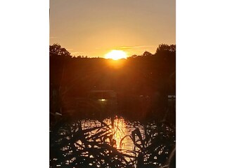 Sonnenuntergang am Langen See