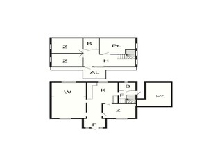 Casa de vacaciones Viborg Plano de planta 3