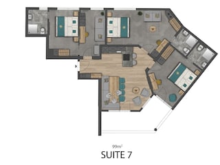 Grundriss SUITE 7