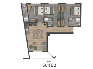 Grundriss SUITE 2