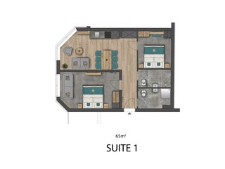 Grundriss SUITE 1
