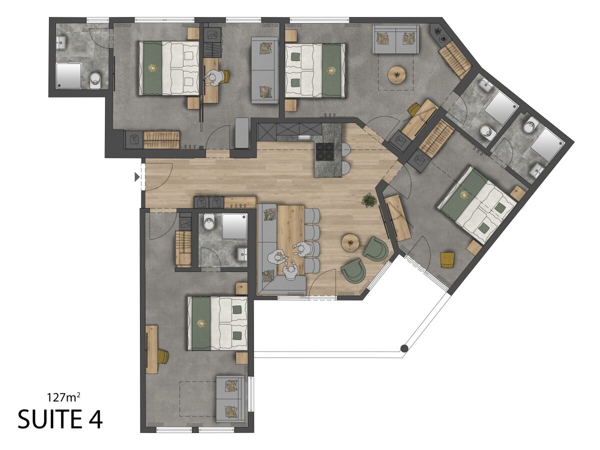Grundriss SUITE 4