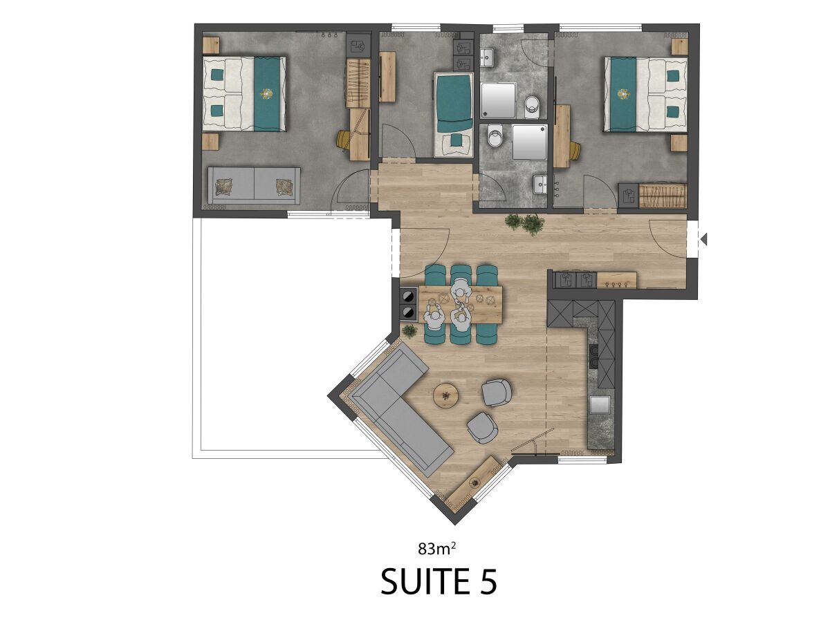 Grundriss SUITE 5