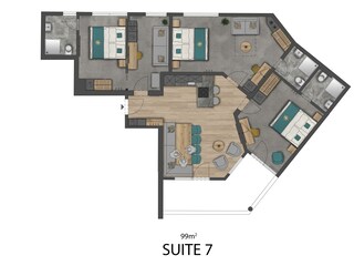 Grundriss SUITE 7