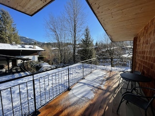 Dachterrasse vor Badezimmer