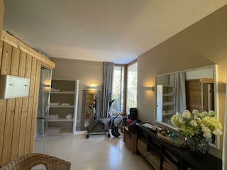 Private Sauna und Gym gegen Aufpreis