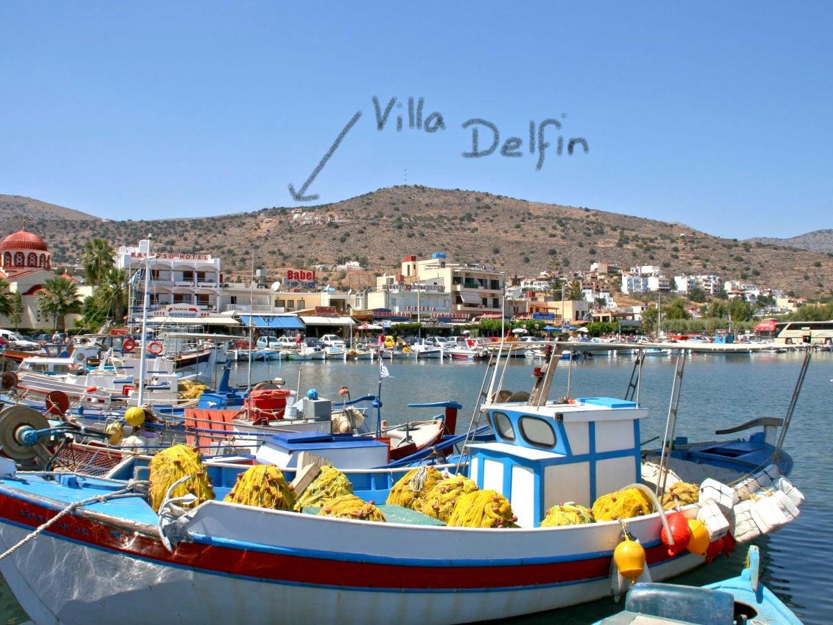 Der malerische Hafen von Elounda