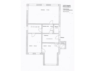 Grundriss der Ferienwohnung Seestern