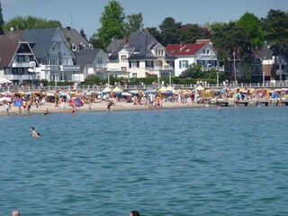 Sommer am Travemünder Badestrand