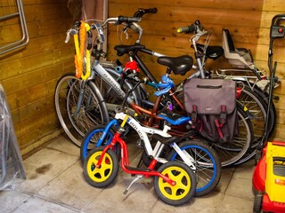 Fahrräder können vor Ort gemietet werden