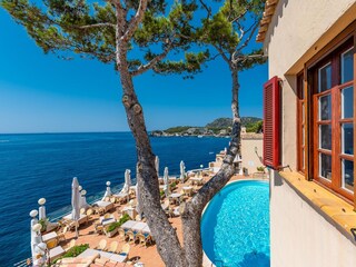 View of the communal pool