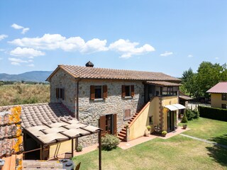 Ferienhaus Cortona Außenaufnahme 1