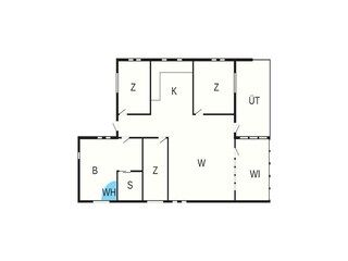 Ferienhaus Fjellerup Strand Grundriss 3