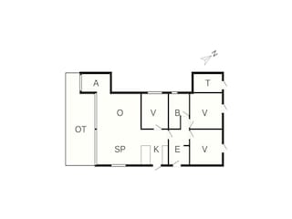 Ferienhaus Rønde Grundriss 33