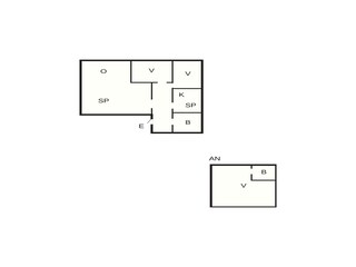 Vakantiehuis Figeholm Grondplan 38