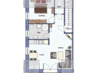 Apartamento de vacaciones Greetsiel Plano de planta 18