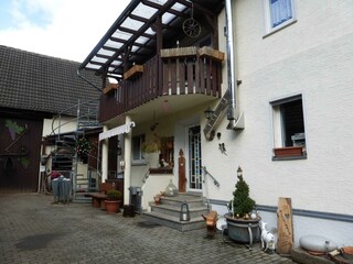 Ferienwohnung Wendt-Innenhof und Zugang