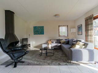 Die gemütliche Sitzecke mit Kamin und Digital TV